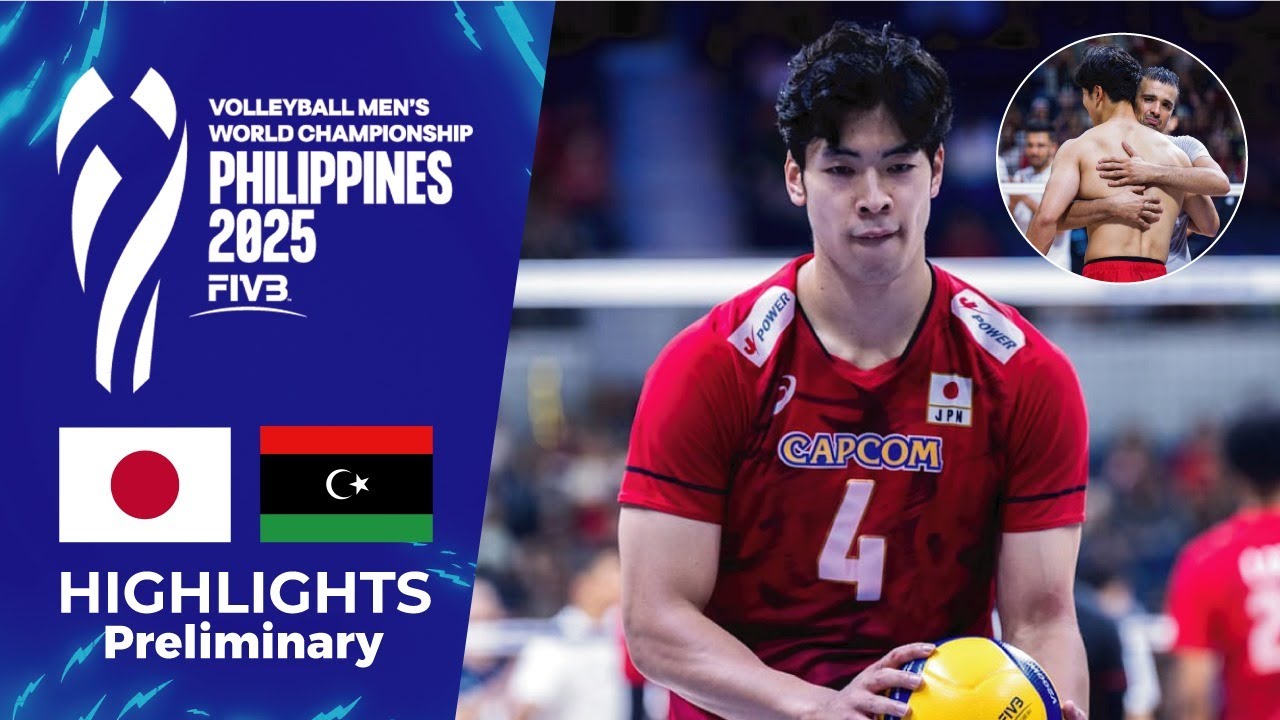 🇯🇵 JAPAN vs 🇱🇾 LIBYA | Japan’s last match in Pool G – Men’s Volleyball World Championship 2025 🏐🔥