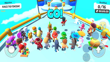 Stumble guys latest update Android/iOS gameplay gameplay part 2, Skyslide update Stumble guys #2