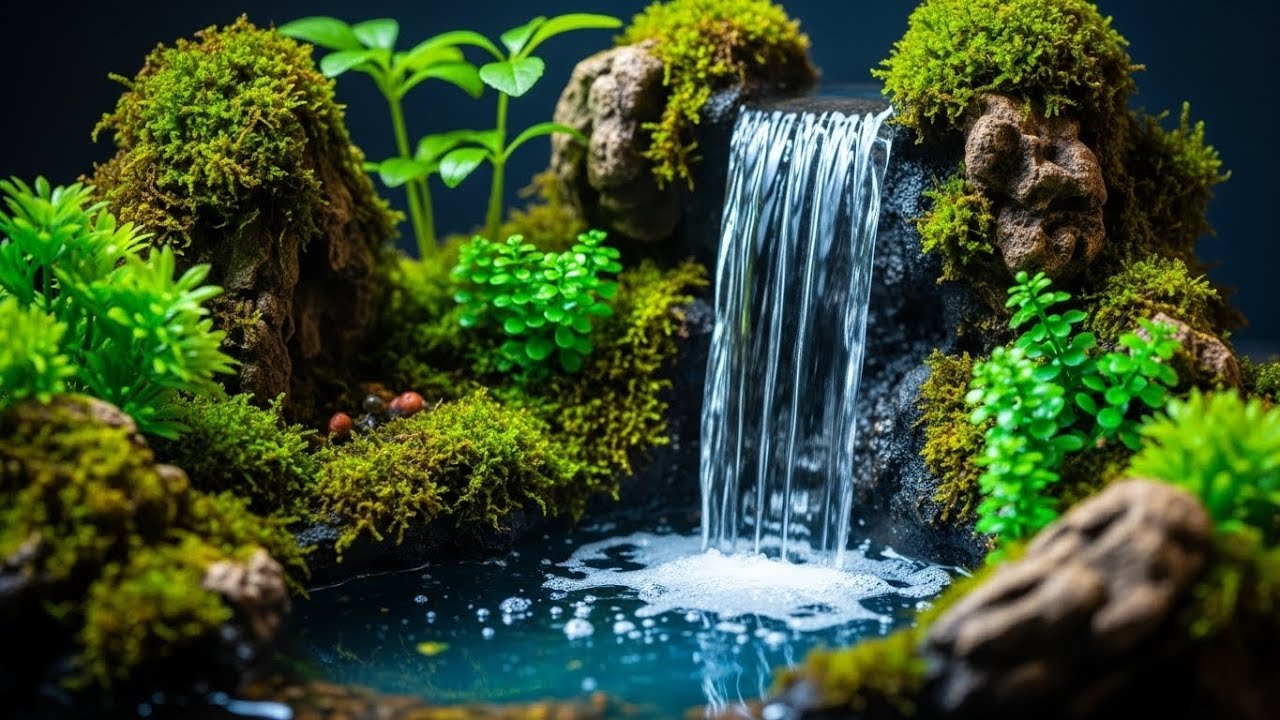 Ultra-Realistic Miniature Waterfall Diorama | Relaxing Nature & Moss Art