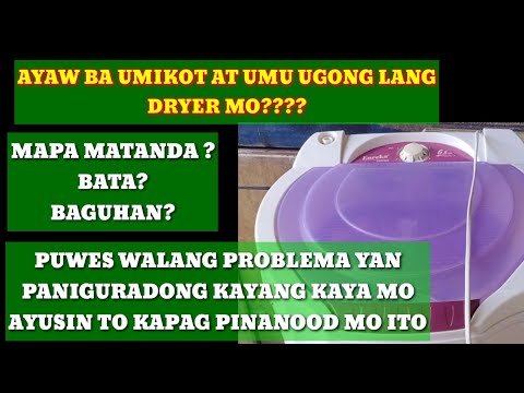Video: Paano mo ayusin ang isang pulley sa isang dryer?