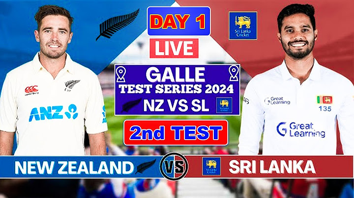 Sri lanka Vs New Zealand Live | New Zealand vs Sri lanka 2nd Test Day 3 Live Score | SL vs NZ