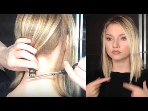 Bob Haircut at Home - YouTube