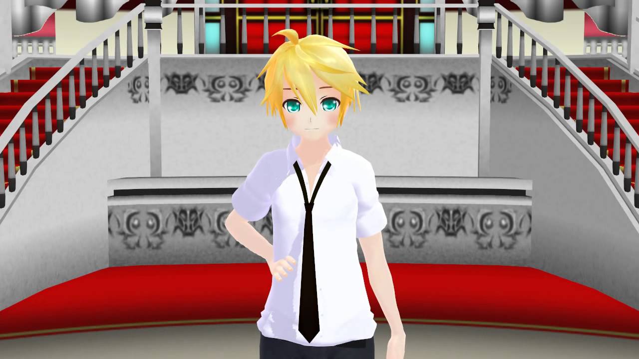 MMD Len 508 night - kiss - YouTube