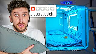 Thumbnail for STRÁVIL JSEM NOC V KAPSLOVÉM HOTELU... špatný nápad