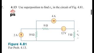 Circuit Theorems : Chapter 4 l exercise 4.13 l Fundamentals of Electric Circuits