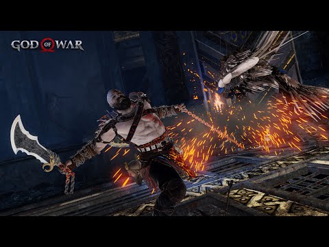 God of War - Гайд с комментариями как легко победить валькирию Эйр на сложности "Бог Войны"