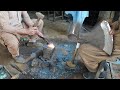 Wonderful Forging Technique of Blacksmith Making an Axe From Old Rusted Truck Leaf Spring | Amazing