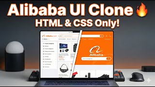 Information Alibaba Website UI Clone | HTML & CSS Only News