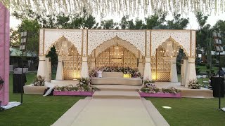 Open Air Mehndi Event & Décor Organized By Nadeem Caterers at Celebrazione Farmhouse