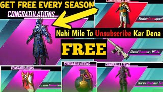 GET LEGENDARY OUTFITS EVERY SEASON IN PUBG MOBILE & BATTLEGROUND MOBILE INDIA | GET FREE GUN SKINS |