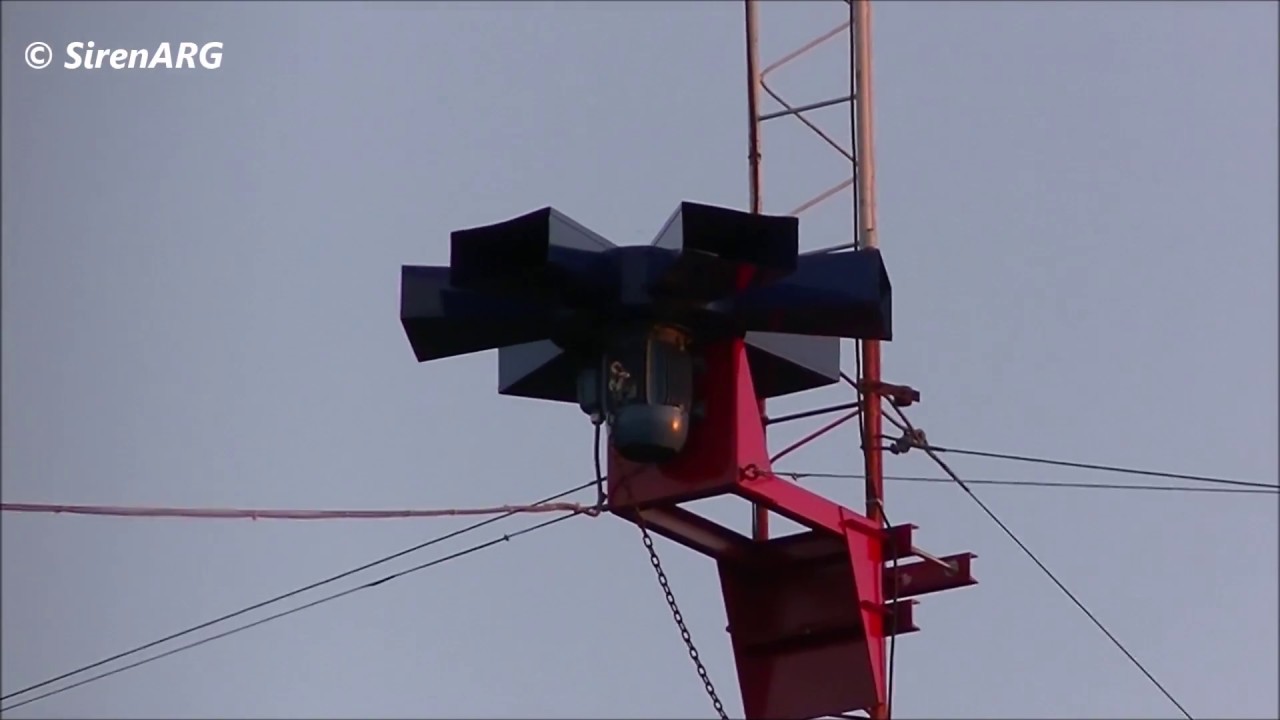 Nueva sirena de Bomberos Voluntarios de Rojas