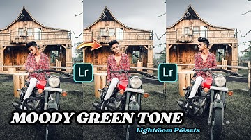 Moody Green Tone Lightroom Mobile Presets Color Grading Tutorial - Shan Creator