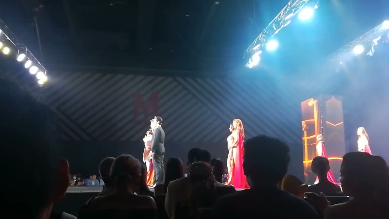 มุมหน้าเวที ประกาศมง มิสแกรนด์อำนาจเจริญ 2023 ออย จุทามาส มง - YouTube