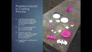 The Development of a Framework for 3D Printing, Casting, and Entrepreneurship