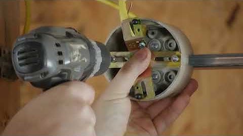 How to Install a Light Fixture With a Ground Wire When the Outlet Box Doesn