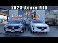 2023 acura rdx aspec advance vs tech major differences