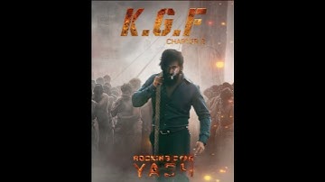 KGF chapter 2 Motion Poster using After effects + photoshop +premier pro || by Dinesh ||
