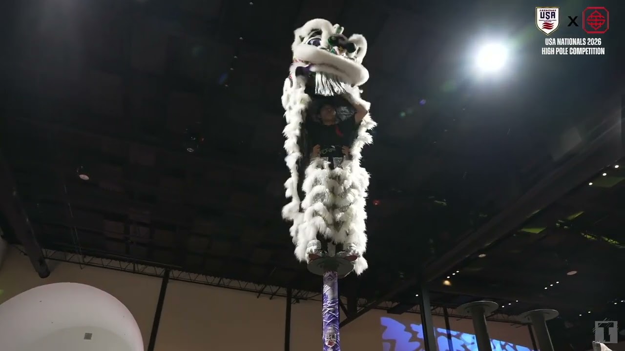 Leung's White Crane - Team Red | 2026 USA Lion Dance National Championships | High Pole Category