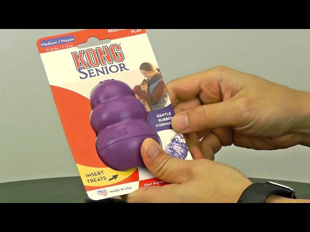 KONG - Senior Dog Toy - Gentle Natural Rubber  