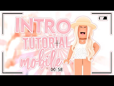 How To Make A Roblox Intro On Mobile Easy Animated Youtube - nice cute butter fly gurl in 2020 roblox roblox pictures roblox animation