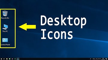 How to Put This PC, Control Panel Recycle Bin etc Desktop Icons | Windows 10 Tips & Tricks