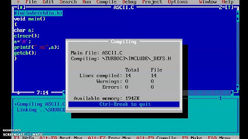 print ASCII values in C