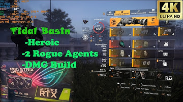 The Division 2 : Tidal Basin on Heroic || 2 Rogue Agents || DMG/SMG Build || STRIX 3090 OC