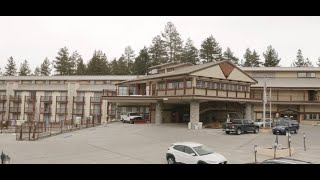 The LODGE at Big Bear Lake, CA. 1200 square-foot SUITE. 3 bathrooms and jacuzzi. January 21, 2021.