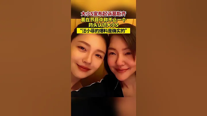 大小S宣布將起訴著名狗仔葛斯齊。據悉，葛斯齊曾在節目中稱「不止一個藥頭認識大小S」、「汪小菲的爆料都是確實的。」 ​ #汪小菲 #葛斯齊 - 天天要聞