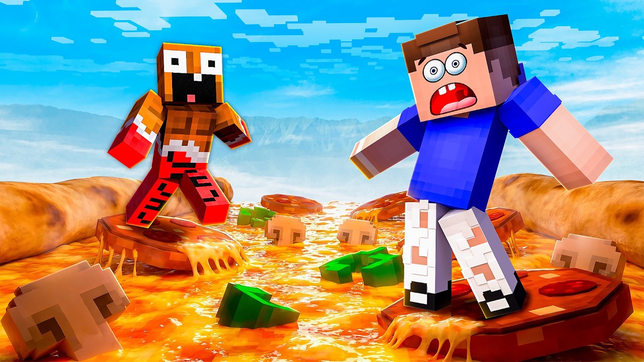 ПОЛ — ЭТО ПИЦЦА!😱 СЛОЖНЕЙШЕЕ ИСПЫТАНИЕ В МАЙНКРАФТ!