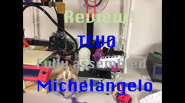 Tevo Michelangelo 3D Printer Review//Best Fully Assembled 3D Printer