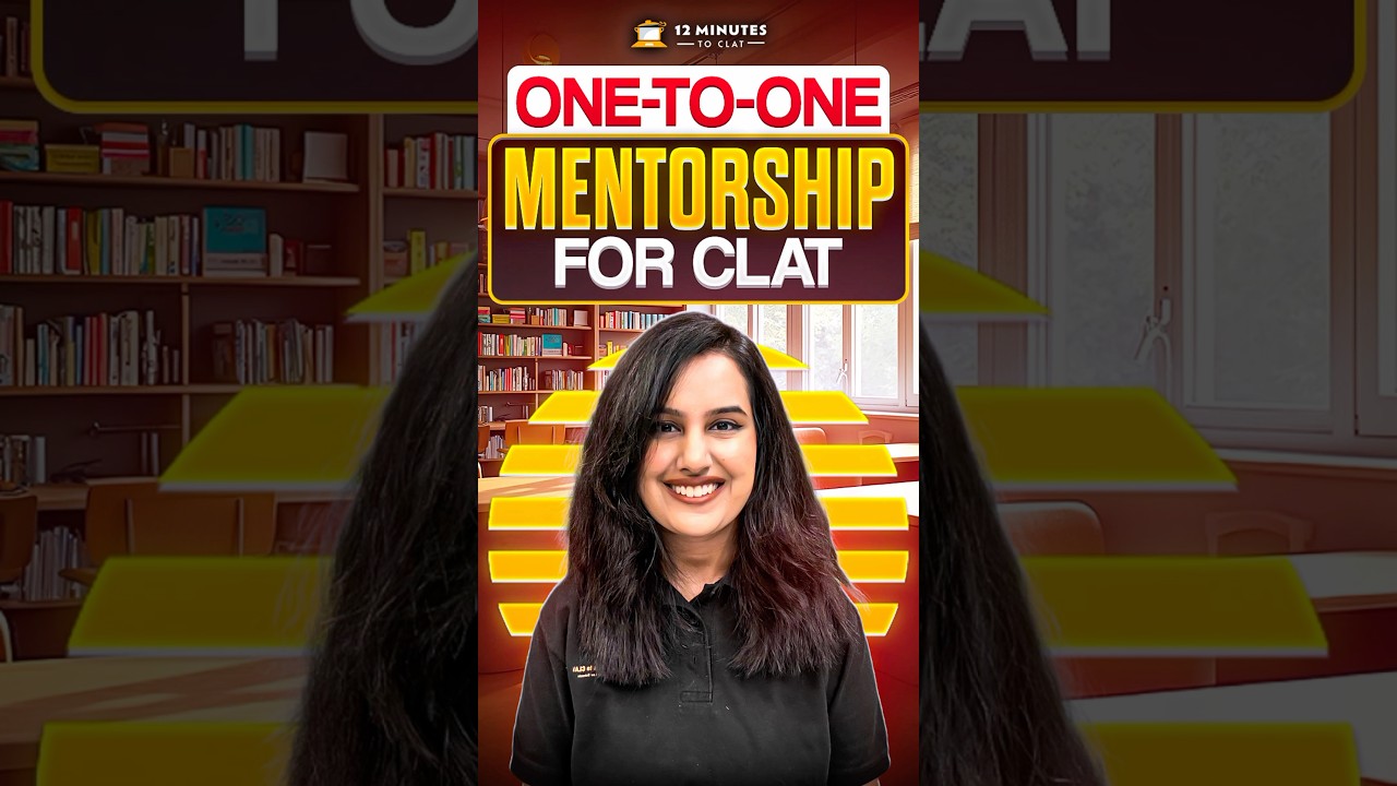 One-to-One Mentorship to Ace CLAT 2026 #shorts
