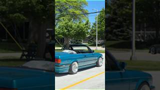E30 Convertible at the Crown Customs Cars and Coffee