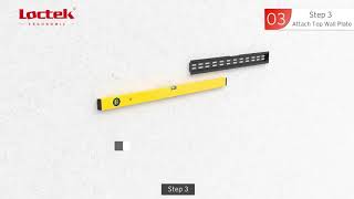 Loctekmotion Motorized Wall Shelf Egr101D Install Animation