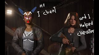 Evil Dead : The Game (full 8 minutes with "CHEATER" Survivor)