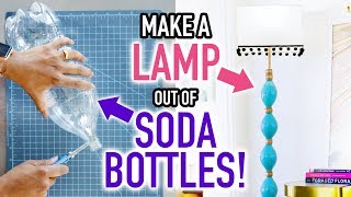 DIY Lamp made from SODA BOTTLES - HGTV Handmade