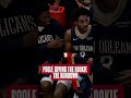 Jordan Poole giving vet wisdom to rookie Derik Queen #pelicans #nba