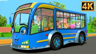 wheels bus toddler songs fun characters music