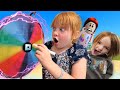 ADLEY & NiKO spin the ROBLOX WHEEL!!  Playing new Games as a Family! pet fashion and gaming movie