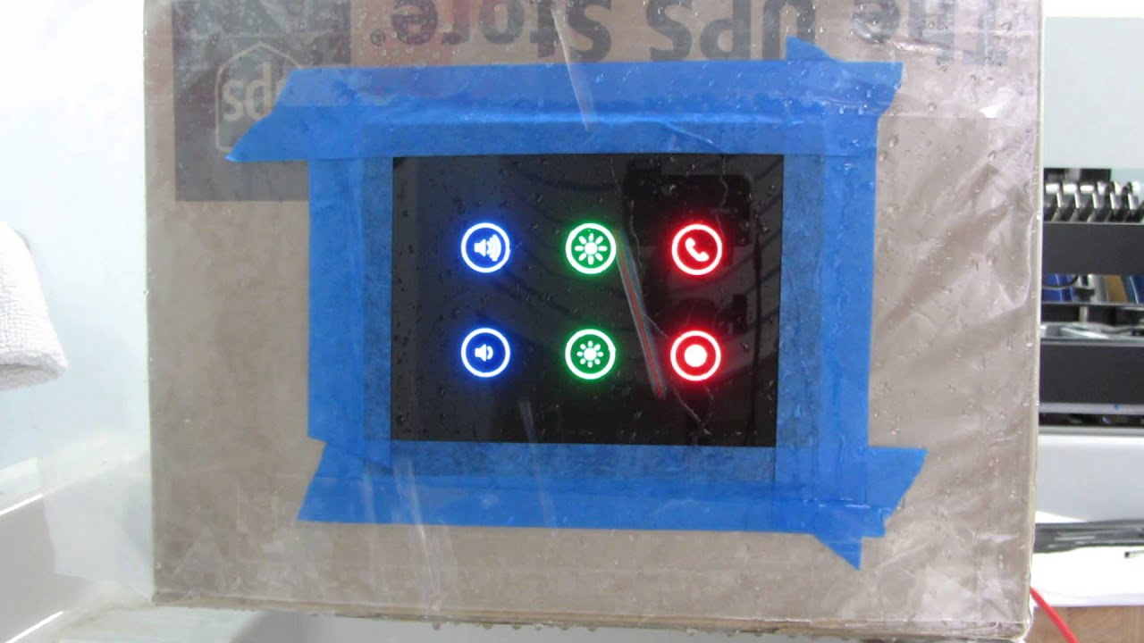 Salt Water Capacitive Touch Test