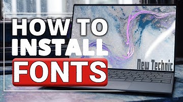 HOW TO INSTALL FONTS #GAPHTECH FX