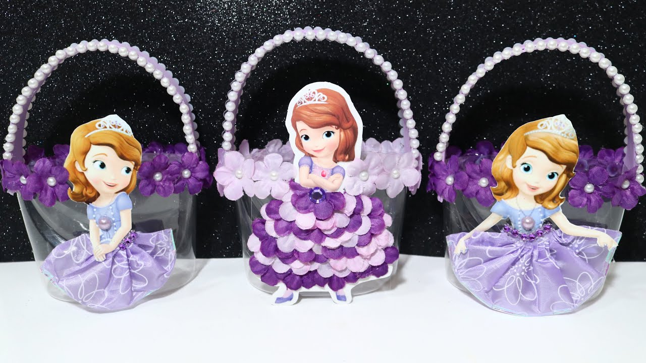 Dulcero con tematica de princesa Sofia | Princess Sofia goodie bags
