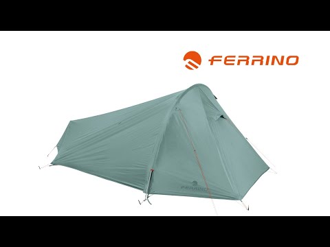 Палатка одноместная треккинговая Ferrino Piuma 1 Blue (9121400B) двухслойная тоннель, видео 1