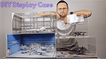 DIY Display Case Cover without glue. Quick Tips by ModelFun