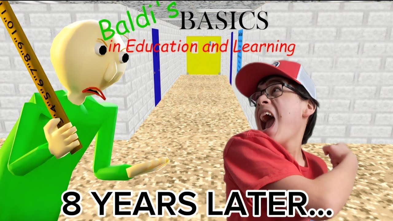 PLAYING THE OG BALDI'S BASICS 8 YEARS LATER!!!!! - YouTube