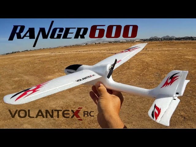 deguojilvxingshe VOLANTEXRC Ranger 600 mm Wingspan Glider 2,4 G 3 CH RC Avion débutant modèle RC avec système de stabilisation Xpilot vol en plastique One Key et fonction U-Turn 