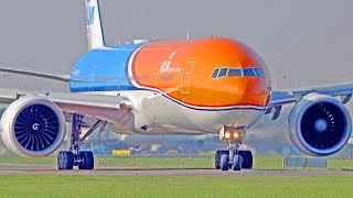 +35 Minutes HEAVY TAKE OFFS | A350, 2x B747F, B777| Amsterdam Schiphol Airport Spotting
