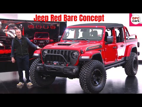 Jeep Red Bare Concept 2021 Easter Jeep Safari