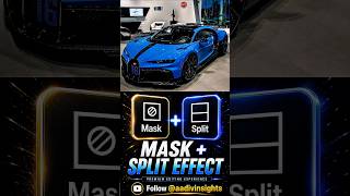Bugatti REVEAL | How I used MASK + SPLIT!! #shorts #capcut