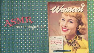 1950s Vintage Magazine Flip Through ASMR | soft spoken ✨